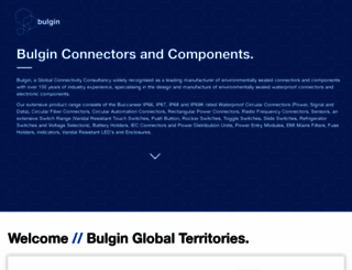 bulgin.co.uk screenshot