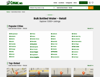 bulk-bottled-water-dealers.cmac.ws screenshot