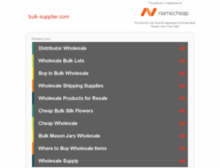bulk-supplier.com screenshot