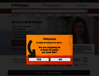 bulkbookstore.com screenshot