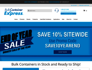 bulkcontainerexpress.com screenshot