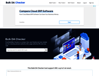 bulkdachecker.com screenshot