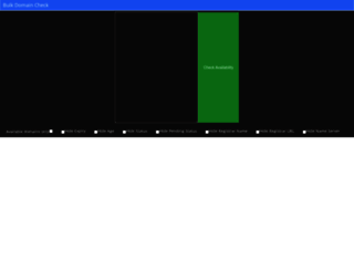 bulkdomaincheck.com screenshot