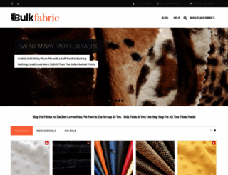 bulkfabric.com screenshot