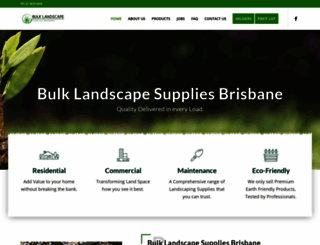 bulklandscapesuppliesbrisbane.com.au screenshot