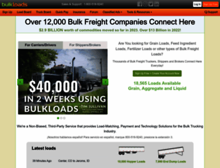 bulkloadsnow.com screenshot