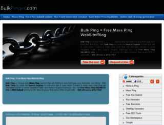 bulkpinger.com screenshot