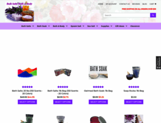 bulksaltsbathandbody.com screenshot