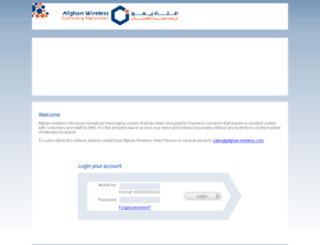 bulksms.afghan-wireless.com screenshot