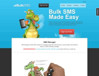 bulksms.com.au screenshot