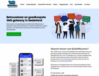 bulksmscenter.nl screenshot