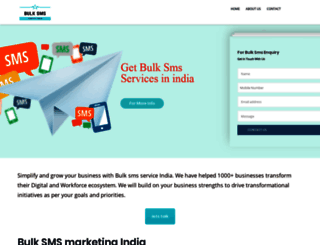 bulksmsserviceindia.com screenshot