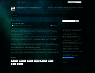 bulksmsserviceproviders.wordpress.com screenshot