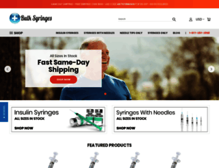 bulksyringes.com screenshot