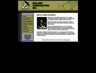 bullardconstruction.com screenshot