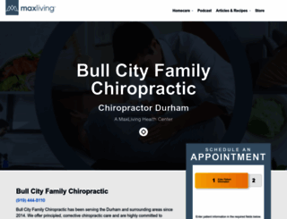 bullcityfamilychiropractic.com screenshot