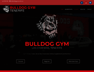 bulldoggymtenerife.com screenshot