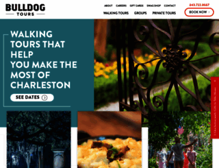 bulldogtours.com screenshot