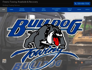 bulldogtowingfresno.com screenshot