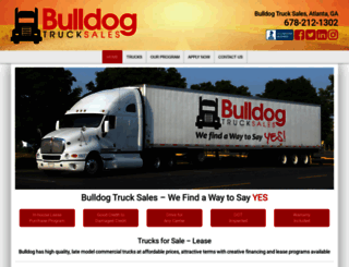 bulldogtrucksales.com screenshot