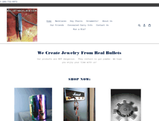 bullet-necklace.com screenshot