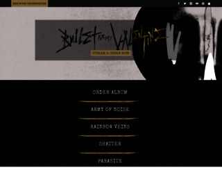 bulletformyvalentine.com screenshot