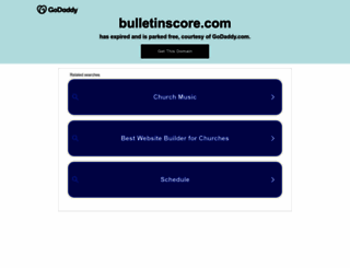 bulletinscore.com screenshot