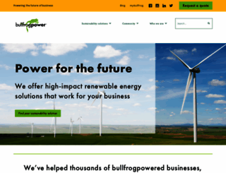 bullfrogpower.com screenshot