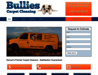 bulliescarpetcleaning.com screenshot