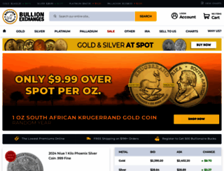 bullionexchanges.com screenshot