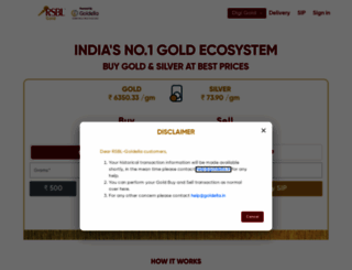 bullionindia.in screenshot
