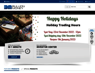 bullionmoney.com.au screenshot