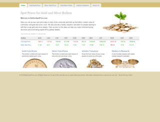bullionspotprice.com screenshot