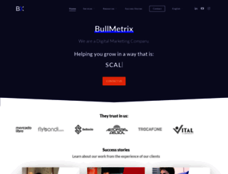 bullmetrix.com screenshot
