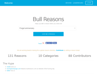 bullreasons.com screenshot
