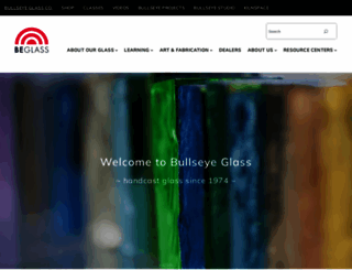 bullseyeglass.com screenshot
