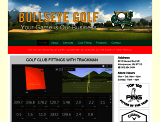 bullseyegolfhq.com screenshot