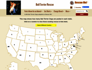 bullterrier.rescueme.org screenshot