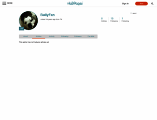 bullyfan.hubpages.com screenshot