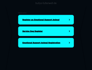 bullys-futterwelt.de screenshot