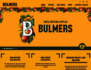 bulmers.co.uk screenshot