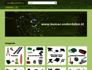 bumac-onderdelen.nl screenshot