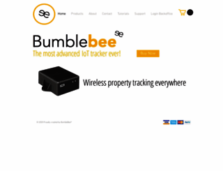 bumblebee-iot.com screenshot