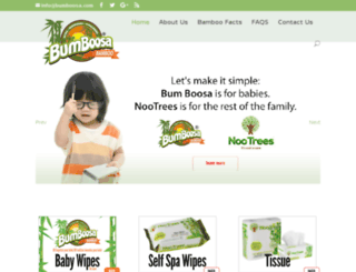 bumboosabambooproducts.com screenshot