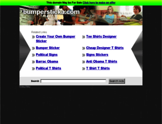 bumpersticka.com screenshot