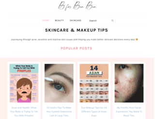 bunbunmakeuptips.com screenshot