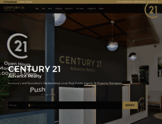 bunbury.century21.com.au screenshot