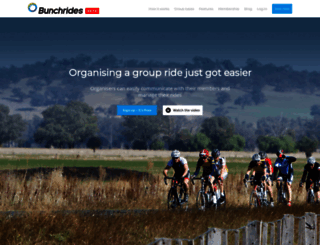 bunchrides.com screenshot