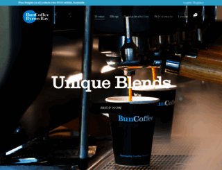 buncoffee.com.au screenshot