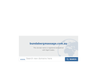 bundabergmassage.com.au screenshot